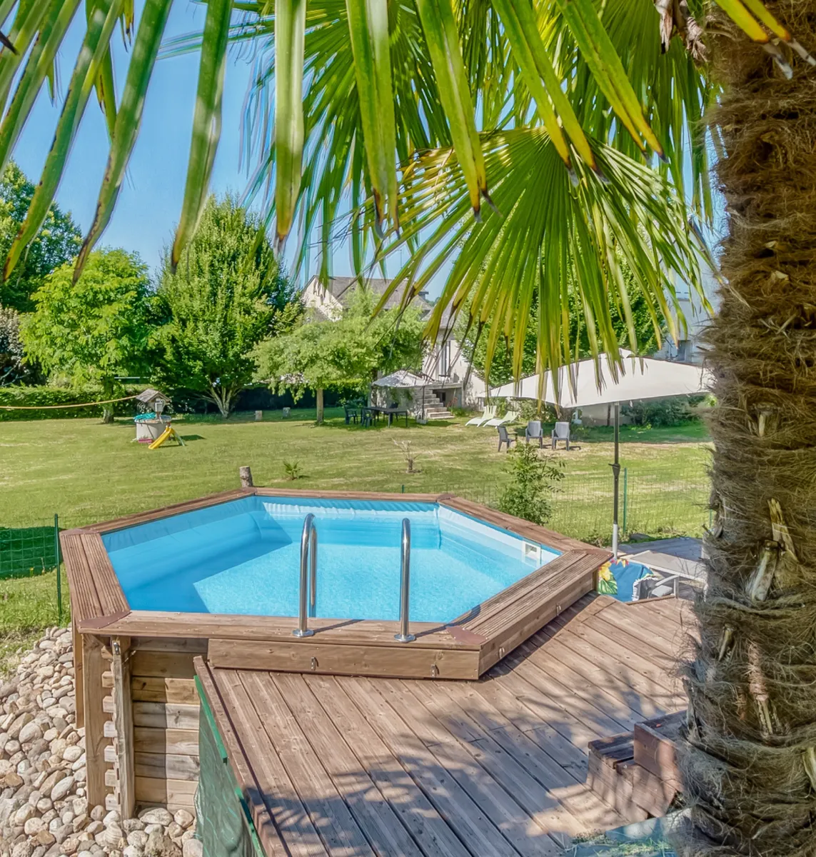 PISCINE BOIS NEVADA 4.34 H 1.16