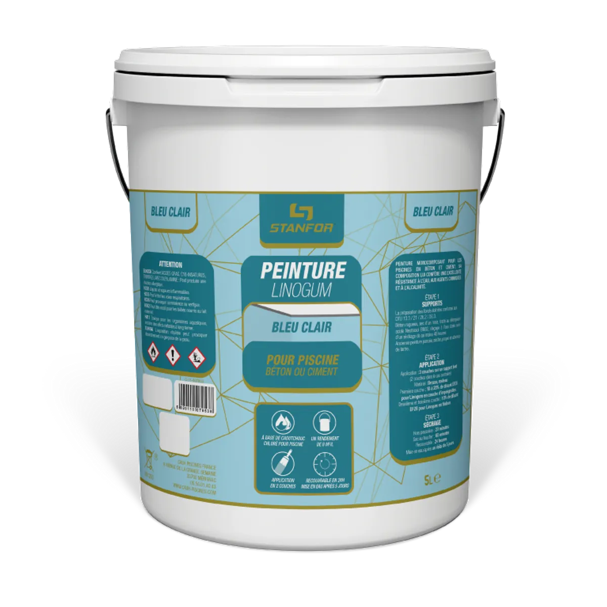 PEINTURE LINOGUM BLEUE CLAIR 5L