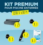 KIT HIVERNAGE PISCINE ENTERRE 12,00x4,00